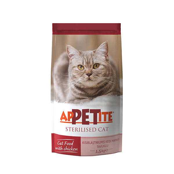 APPETITE STERILISED ADULT CAT FOOD CHICKEN FORMULA